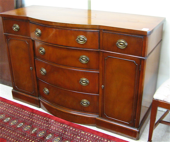 Appraisal: FEDERAL STYLE MAHOGANY BUFFET New Travis Court Collection by Drexel