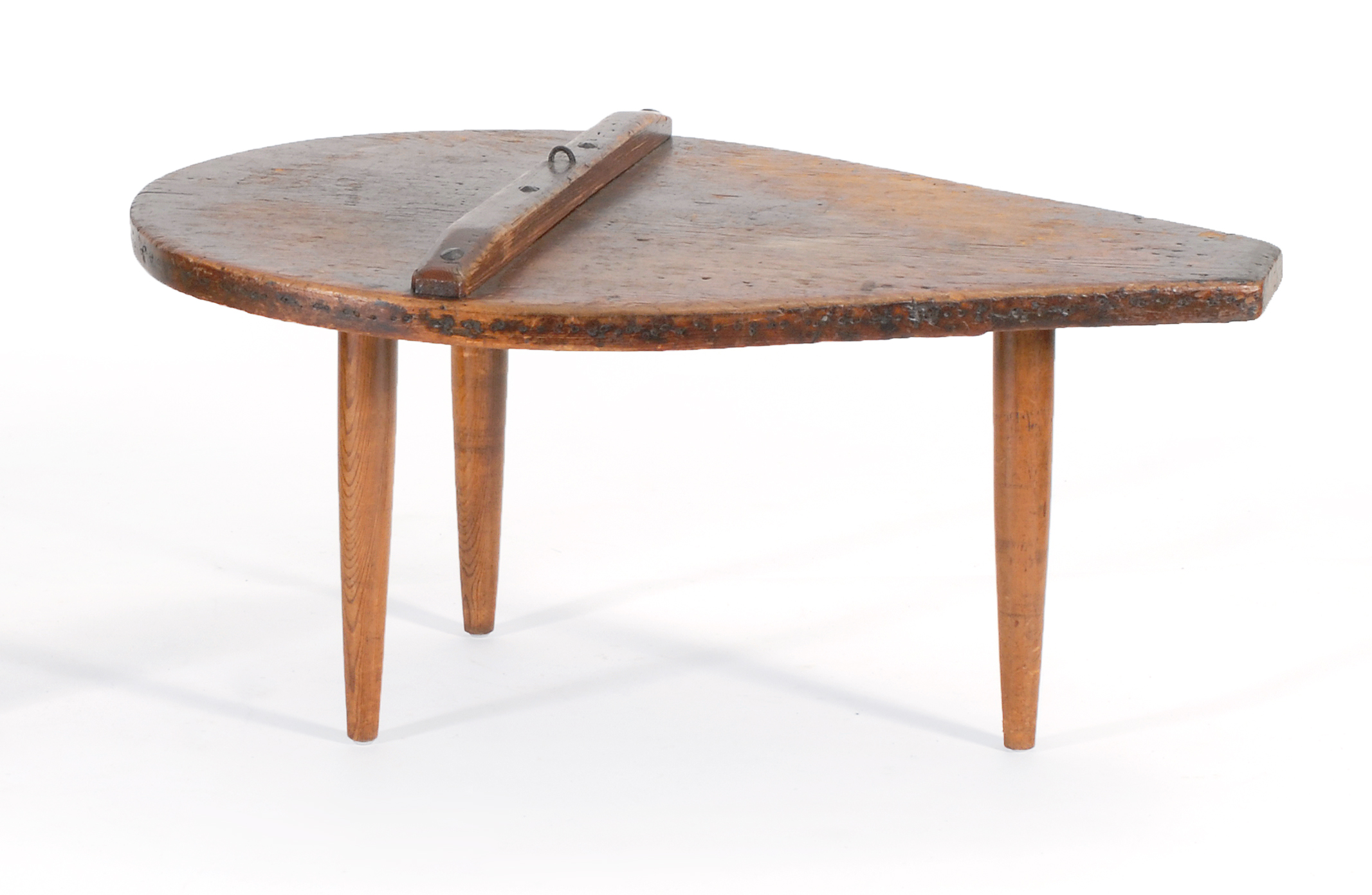 Appraisal: COFFEE TABLE MADE FROM LARGE WOODEN BELLOWS th Century bellows