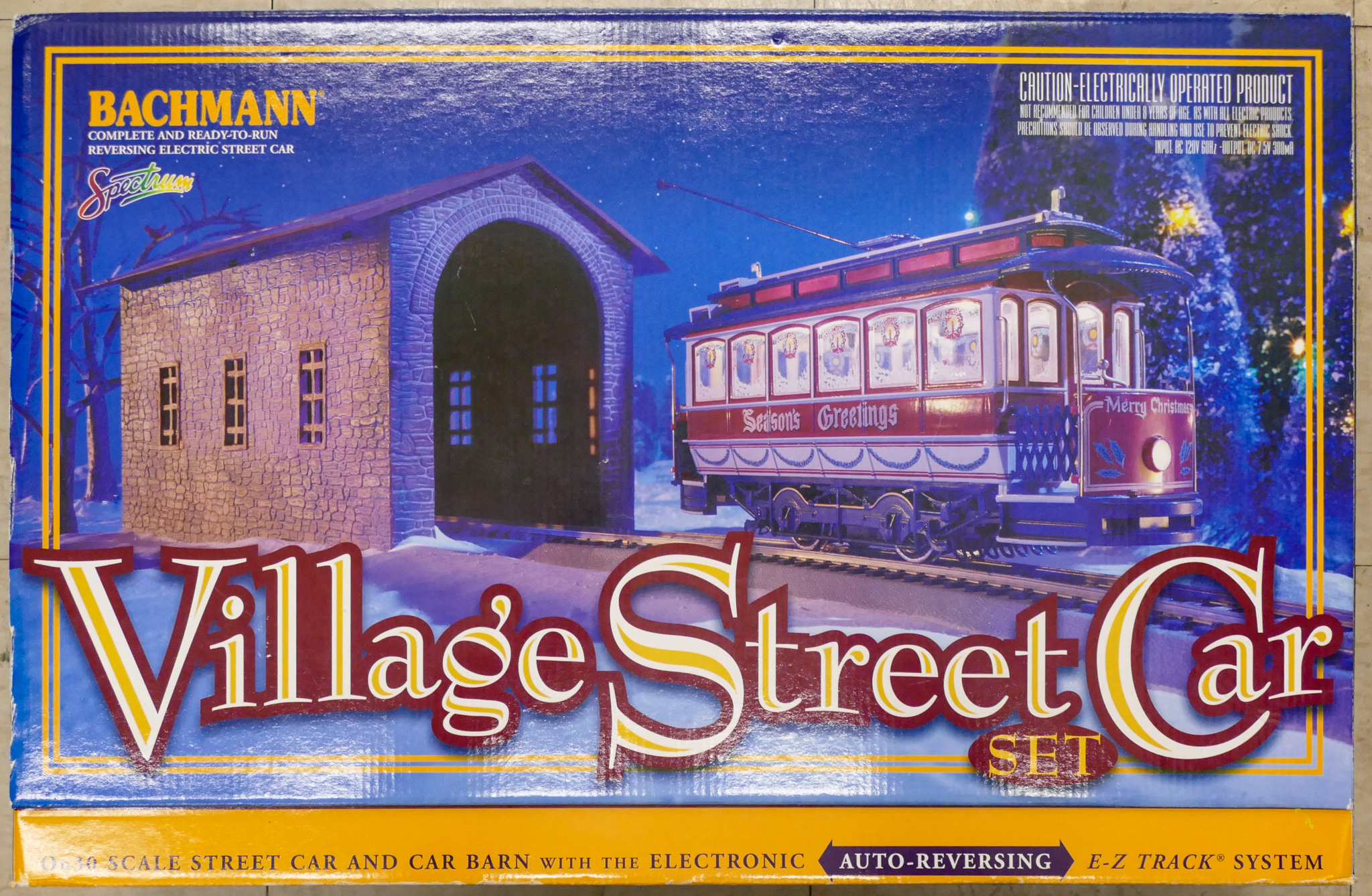 Appraisal: Bachmann On Village Street Car Set in Box