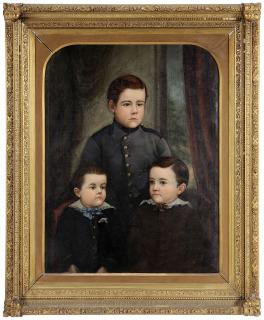 Appraisal: Attributed to Adeline Ballou California Ohio - The Three Sons