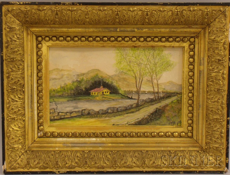 Appraisal: Lot of Five Framed and Unframed Landscape Scenes including three