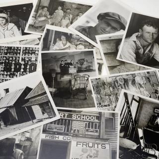 Appraisal: Walker Evans portfolio photographic prints Walker Evans portfolio photographic prints