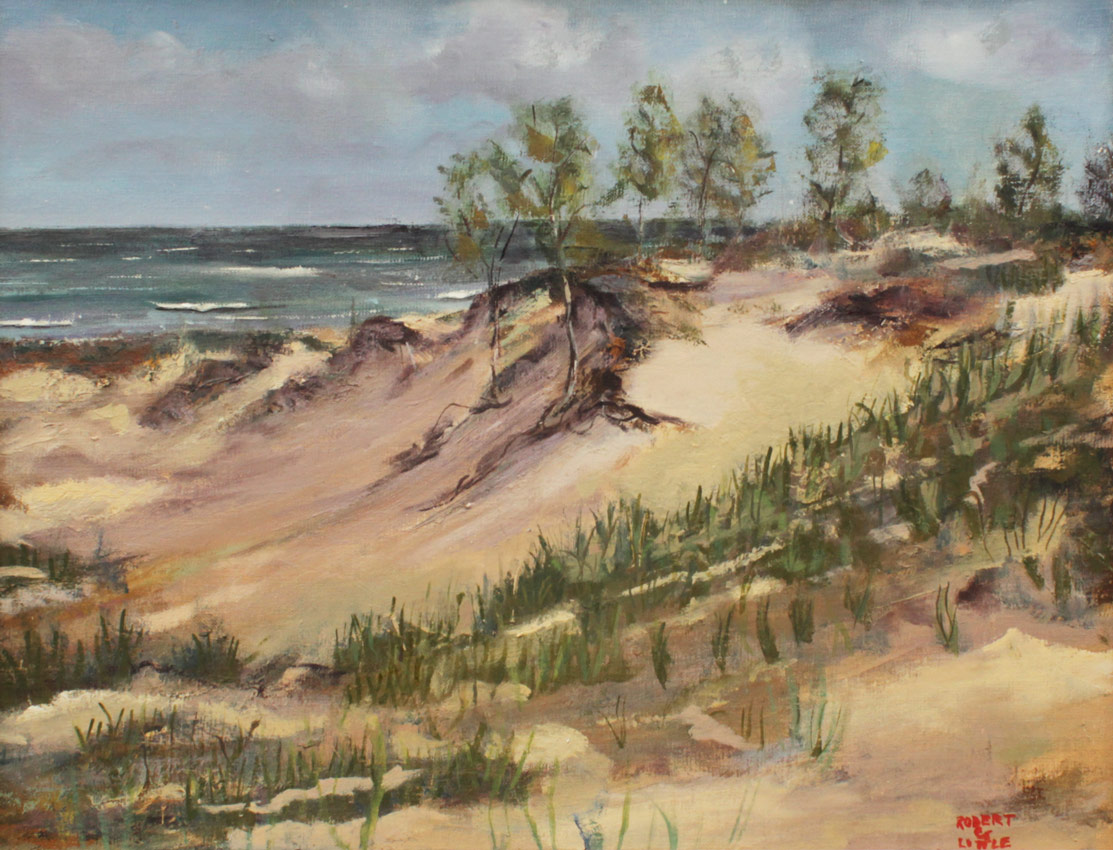 Appraisal: LITTLE Robert G American th Century Beach Dune Landscape Oil