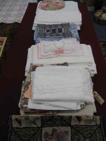 Appraisal: Lot of Linens very clean well organized includes table covers