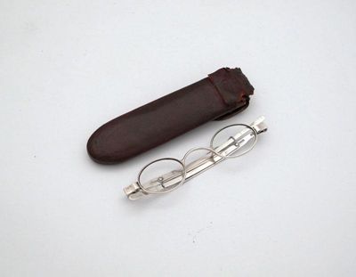 Appraisal: A pair of William IV silver spectacles possibly by Mary