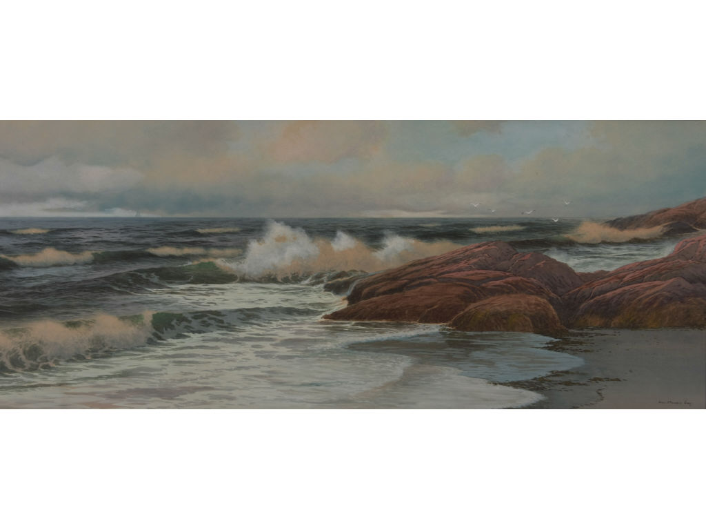 Appraisal: George Howell Gay WI - Seascape watercolor signed lower right