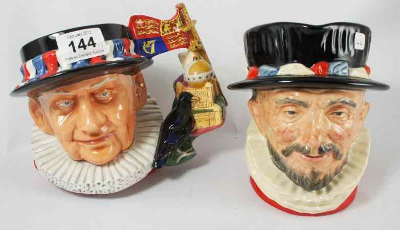 Appraisal: Royal Doulton Large Character Jug Beefeater D and Beefeater D