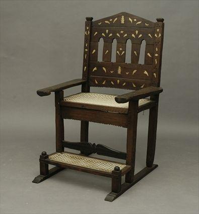 Appraisal: Northern African Armchair