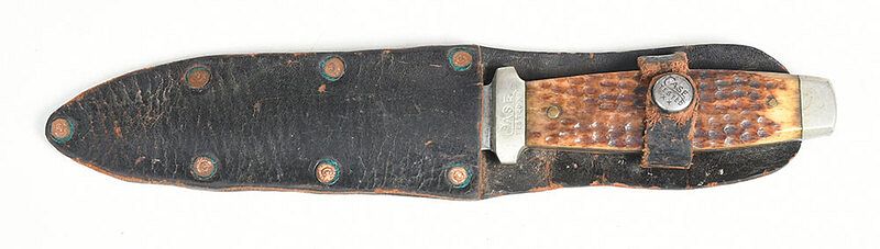 Appraisal: Case Fixed Blade Knife Circle C era in blade marked