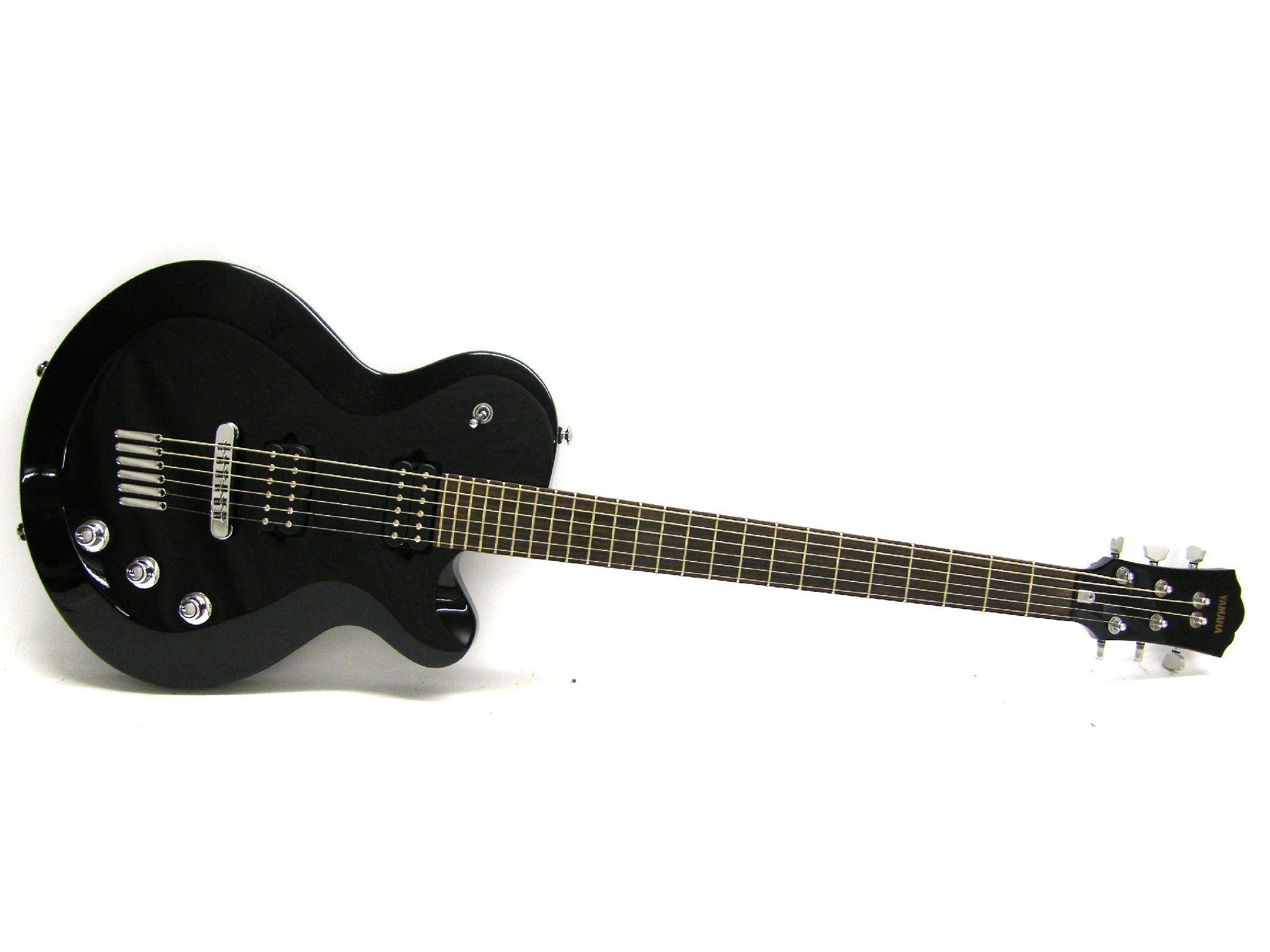 Appraisal: Yamaha Drop AES D baritone electric guitar black finish electrics