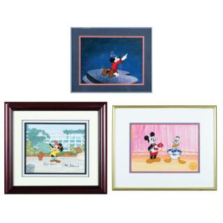 Appraisal: A Group of Three Walt Disney Company Animation Cels of