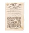 Appraisal: VERGILIUS MARO PUBLIUS L' Opere cioe la Bucolica la Georgica