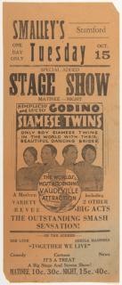 Appraisal: Smalley's Stamford Stage Show Stamford Conn ca Advertisement for the