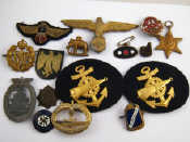 Appraisal: A number of assorted military and other badges including four