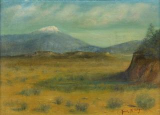 Appraisal: Painting Frank McGlynn Frank McGlynn American th century View of