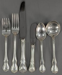 Appraisal: Towle French Provincial sterling silver flatware set including salad forks