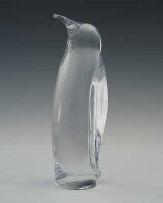 Appraisal: A Daum Glass Figurine of a Penguin Apprx H the