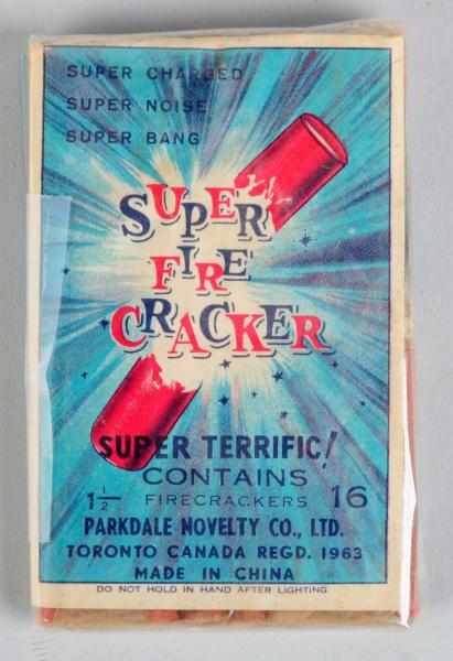 Appraisal: Super Fire Cracker -Pack Firecrackers Class Parkdale Novelty Company LTD