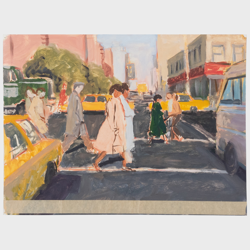 Appraisal: Darragh Park - New York City Streets Four oil on