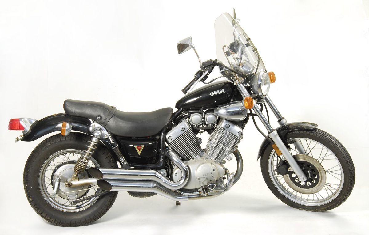 Appraisal: YAMAHA VIRAGO CC MOTORCYCLE With windscreen miles Needs battery and