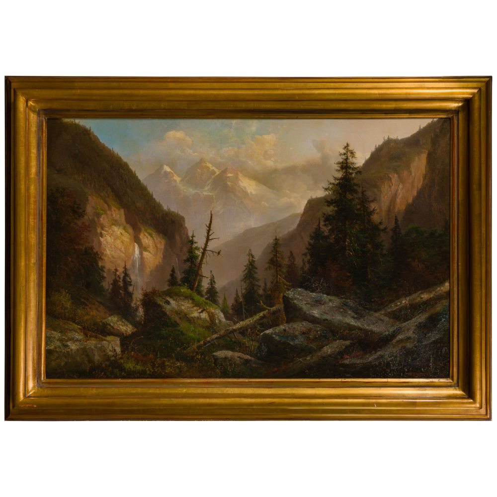 Appraisal: MANNER OF ALBERT BIERSTADT GERMAN AMERICAN - OIL ON CANVASUndated