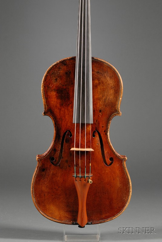 Appraisal: Violin labeled ANDREAS GISALBERTI FECIT PARMAE ANNO SALUTIS and bearing