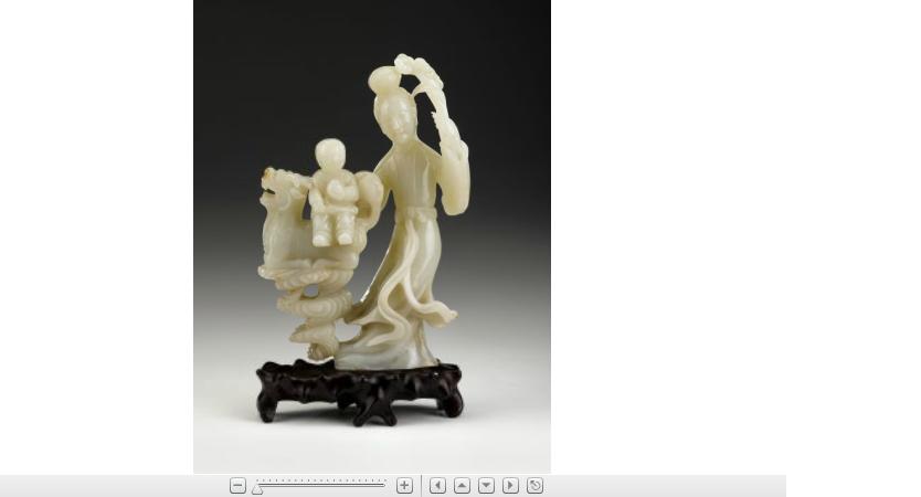 Appraisal: Chinese white jade figural groupingqianlong period