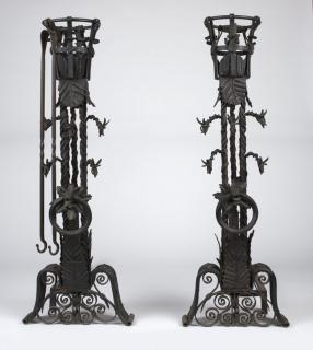 Appraisal: A pair of Gothic Late th early th century each