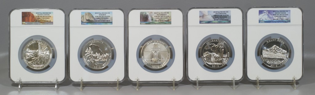 Appraisal: Tr Oz fine silver America the Beautiful National Park Quarters