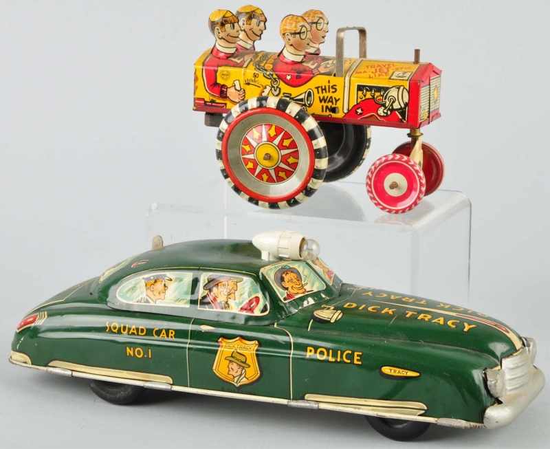 Appraisal: Lot of Tin Litho Marx Vehicle Wind-Up Toys Description American