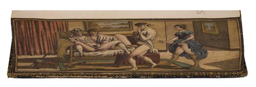 Appraisal: FORE PLAY FORE-EDGE PAINTING Sa'di Sheik Muslihu'd-din The Gulistan or