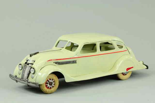 Appraisal: KINGSBURY CHRYSLER AIRFLOW SEDAN Pressed steel painted in white body