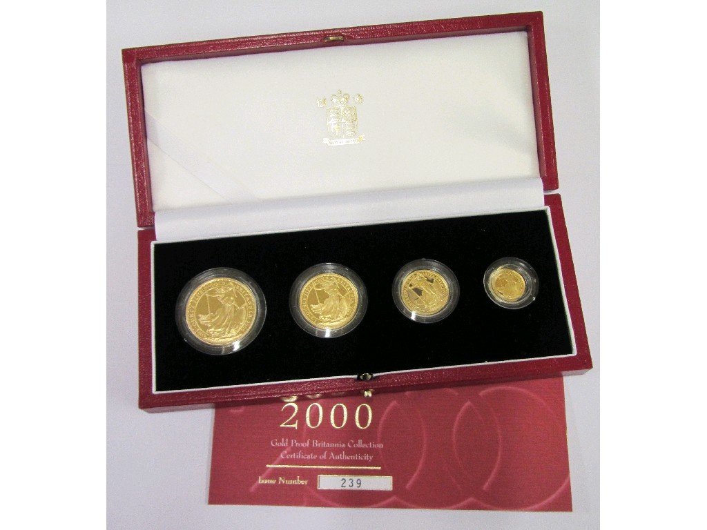 Appraisal: Gold Proof Collection comprising and ct cased