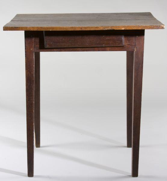 Appraisal: NC Moore County Hepplewhite Side Stand early th century walnut