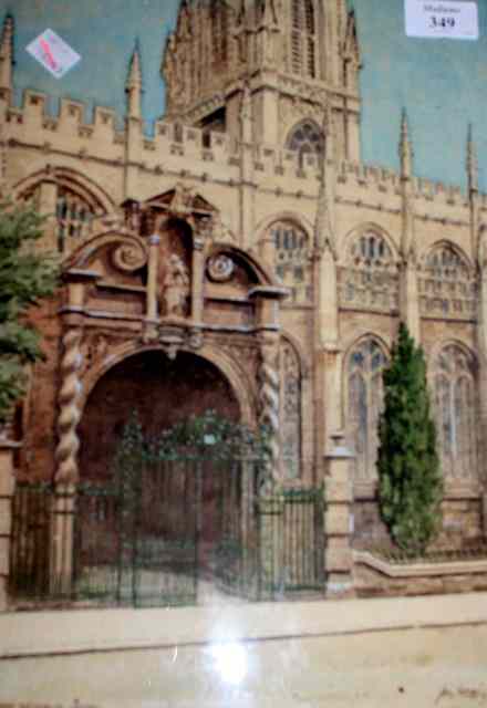 Appraisal: JAMES GREIG - 'Porch - St Mary the Virgin Oxford'