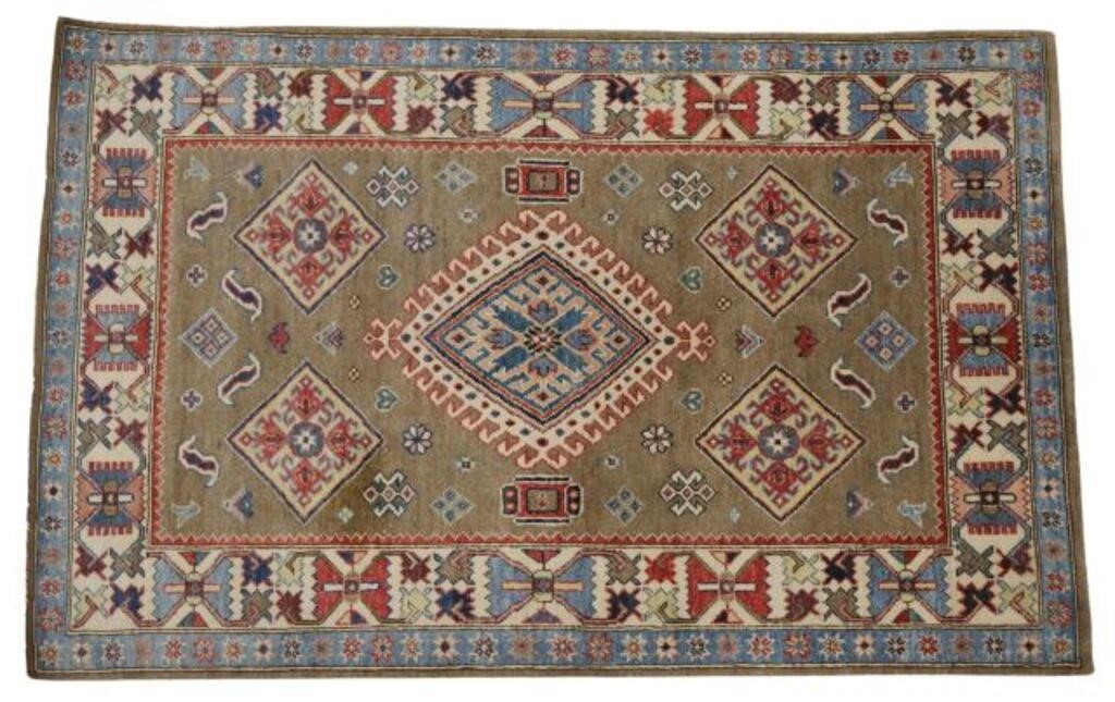 Appraisal: Hand-tied Kazak Serapi rug approx ' l ' w