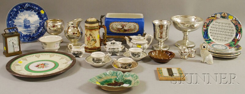 Appraisal: Large Lot of Victorian and Decorative Ceramic Glass and Miscellaneous