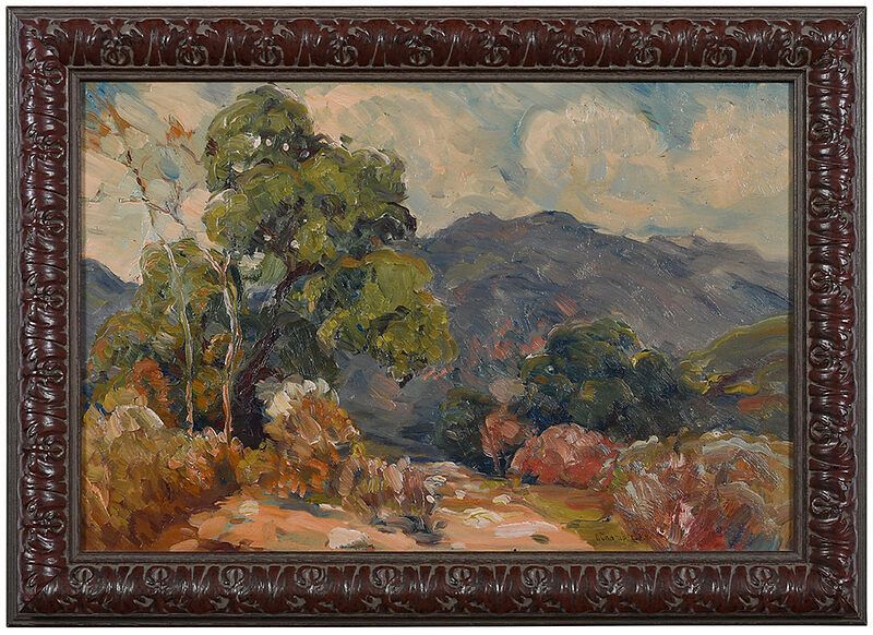 Appraisal: Norman S Chamberlain American - California Landscape signed lower right