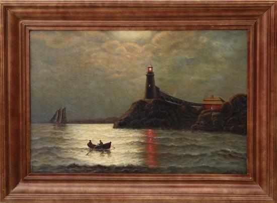 Appraisal: Richard Dey De Ribcowsky California - LIGHTHOUSE VIEWED FROM THE