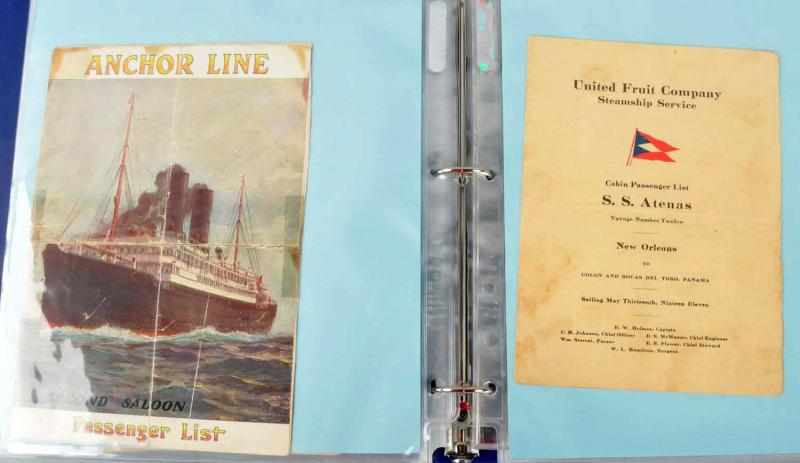 Appraisal: Lot of Ship Ephemera Description Over items such as ship