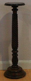 Appraisal: A Willian IV mahogany and oak bedpost converted to a