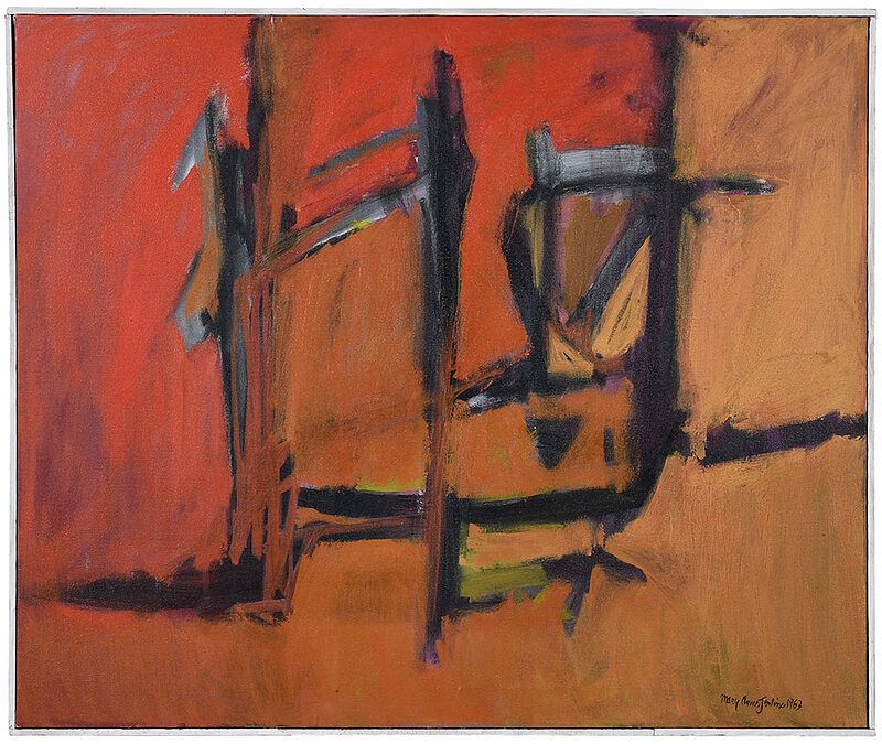 Appraisal: Mary Anne Keel Jenkins North Carolina - Untitled Abstract signed