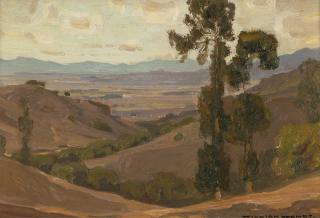 Appraisal: William Wendt View of the San Fernando Valley signed lower