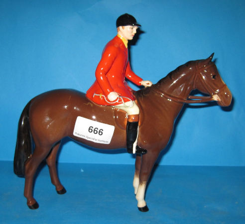 Appraisal: Beswick Huntsman on Brown Horse