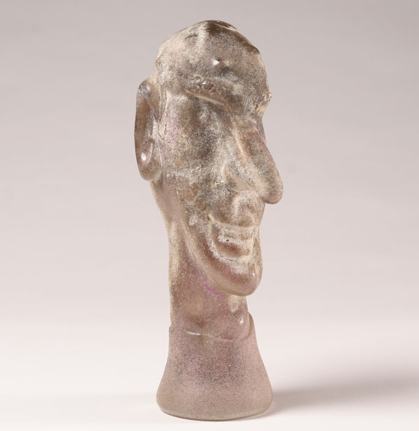 Appraisal: Vetreria Gino Cenedese designed by Ermanno Nason Scavo amethyst bust