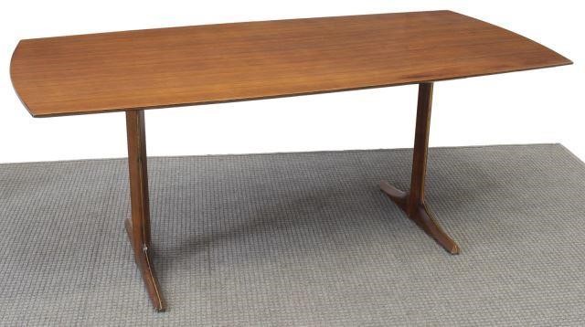 Appraisal: Italian mid-century modern dining table attributed to Giuseppe Gibelli for