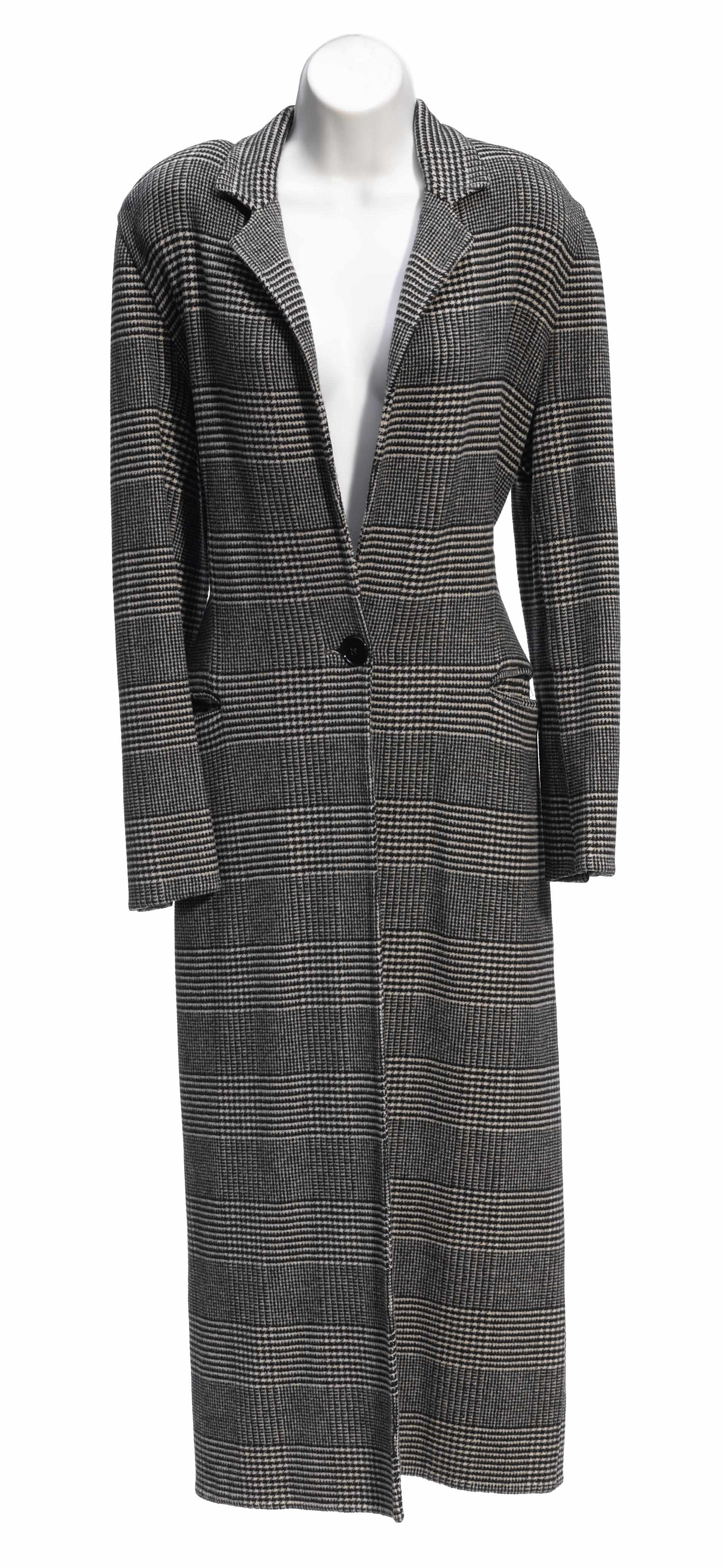 Appraisal: A Ralph Lauren long houndstooth cashmere coat size