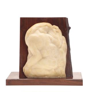 Appraisal: Robert Laurent alabaster sculpture Robert Laurent alabaster sculpture Robert Laurent