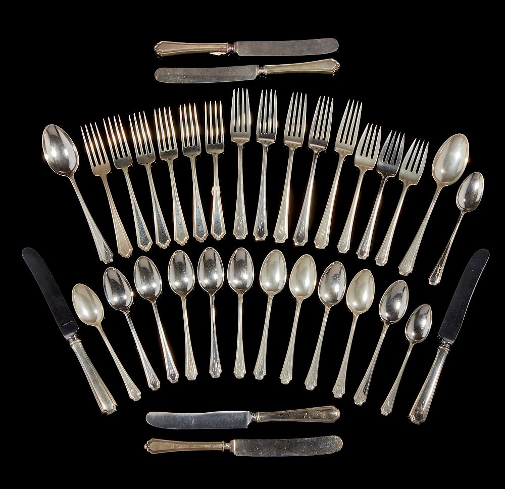 Appraisal: Alvin Towle Sterling Silver Flatware Assorted sterling silver flatware comprising