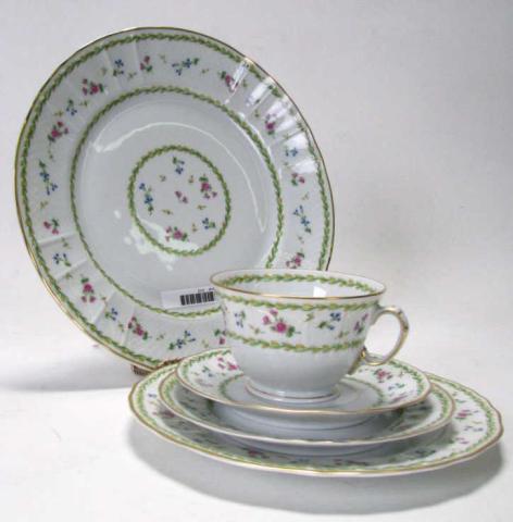 Appraisal: Set of Limoges France Artois china complete service for with